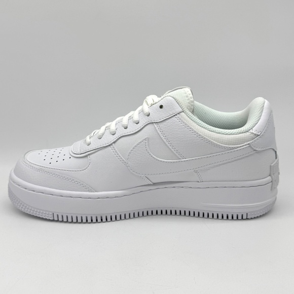 Nike Air Force 1 Womens AF1 Shadow Triple White Shoes Sz 10 New CI0919-100 - Picture 6 of 11